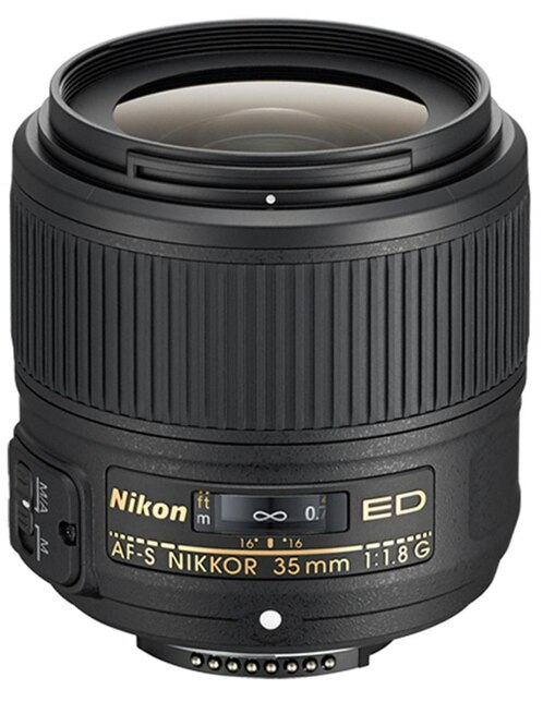 Lente Gran Angular Nikon Modelo AF-S NIKKOR 35mm f/1.8G ED