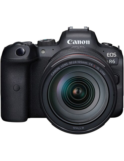 Kit cámara sin espejo Canon Modelo EOS R6 + Lente RF 24-105 mm F4 L IS USM