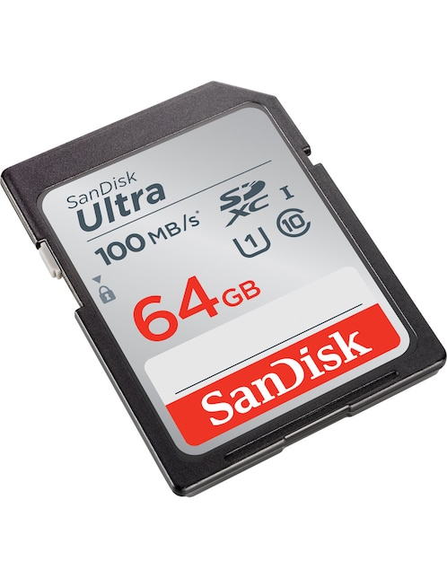 Memoria SDHC Sandisk Ultra capacidad 64 GB