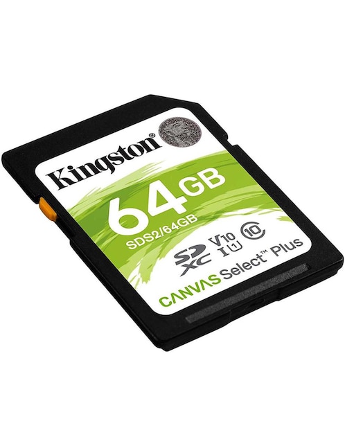 Tarjeta SD C10 Kingston Select Plus SDS SDS2-64GB 64 GB