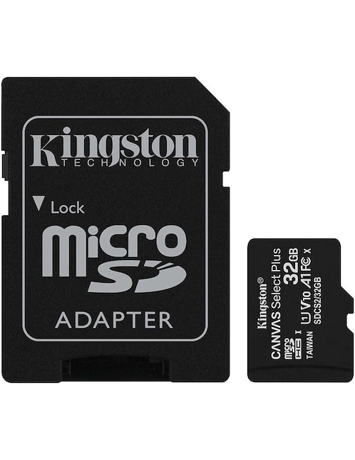 Adaptador + 2 Micro SD C10 Plus Kingston SDCS2-32GB 32 GB