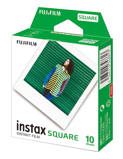 FUJIFILM Papel fotográfico Fujifilm modelo Instax Square Rainbow