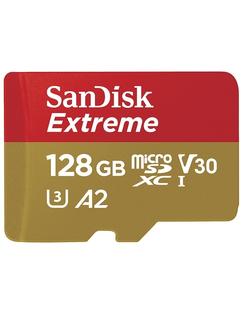 Memoria SDXC Sandisk capacidad 128 GB