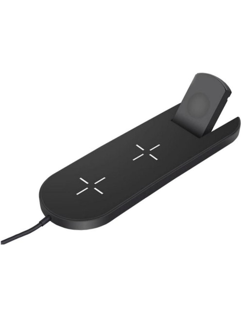 Cargador Wireless Hotshot compatible con celulares y relojes con tecnología Qi