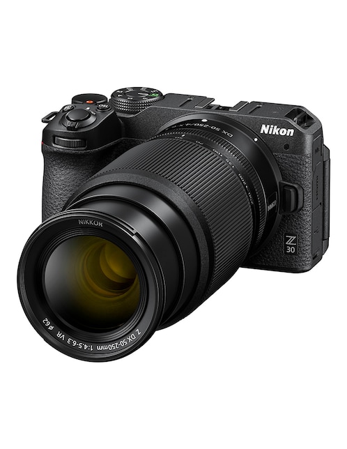 Kit cámara s/esp y acc nikon modelo z30 con lente teleobjetivo apertutamaximavad