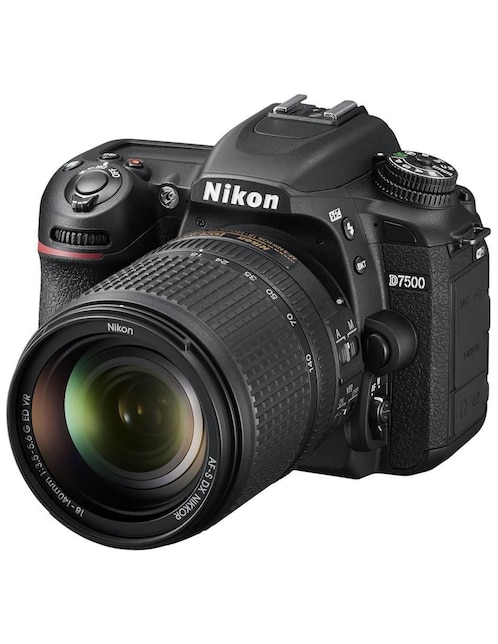 Cámara Bridge Nikon Modelo D7500 con Lente Gran Angular f / 5.6