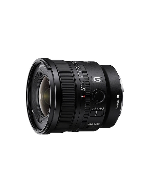 Lente gran angular Sony modelo SEL16F18G 67 mm f / 1.8 para montura E