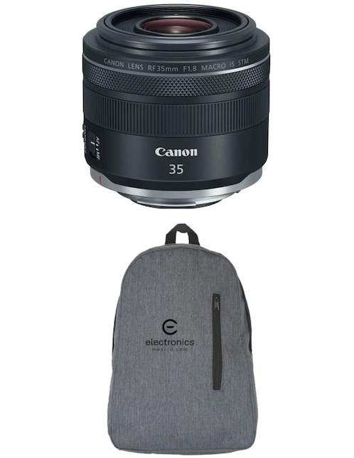 Lente macro modelo rf35mm mochila 52 mm f / 1.8 para cámara canon serie eos r 1
