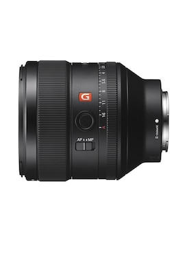 Lente telefoto Sony modelo sel85f14gm 77 mm f / 1.4 para montura e