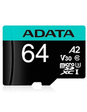Memoria Micro SD Adata capacidad 64 GB