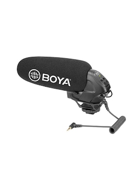 Micrófono Boya Super Cardioid Tipo Pistola 3 Posiciones De DB