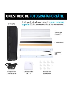 Caja de luz para fotografía Red Lemon