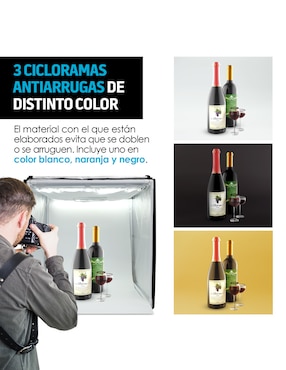 Caja de luz para fotografía Red Lemon