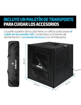 Caja de luz para fotografía Red Lemon