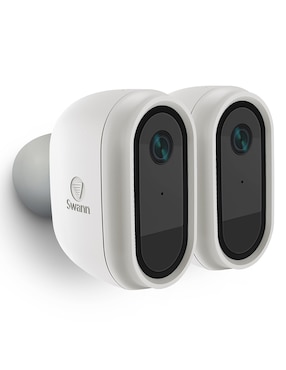 Kit 2 cámaras de seguridad Swann inalámbrica Full HD 180° con capacidad para grabar para interior y exterior