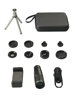 Kit De Tripie Y Lentes Ground Electronics