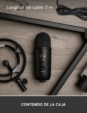 Micrófono profesional alámbrico Blue Microphones yeticaster