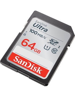 Memoria SDHC Sandisk Ultra capacidad 64 GB
