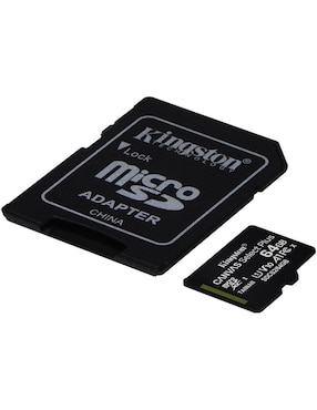 Adaptador y Micro SD C10 Kingston Plus 64 GB
