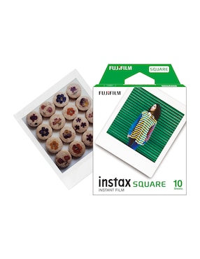 Papel fotográfico Fujifilm modelo Instax Square Rainbow