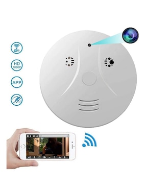 Cámara espía oculta en sensor detector de Humo Simulado GoGo Electronics