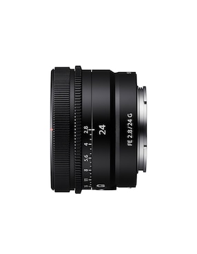 Lente zoom angular Sony modelo sel24f28g//c 49 mm f / 2.8 para camara sony