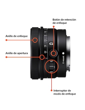 Lente Sony 50 mm f / 2.5 E-Mount
