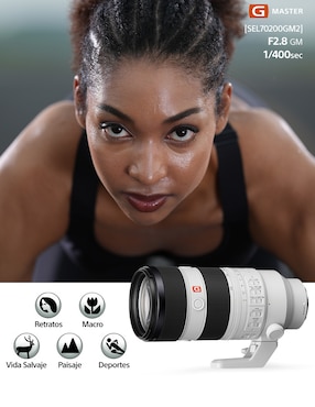 Lente Sony 70 a 200 mm f / 2.8 E-Mount