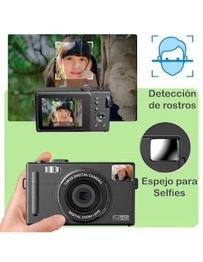 Cámara compacta básica Genérica modelo VD-CDR1-N 24 megapíxeles