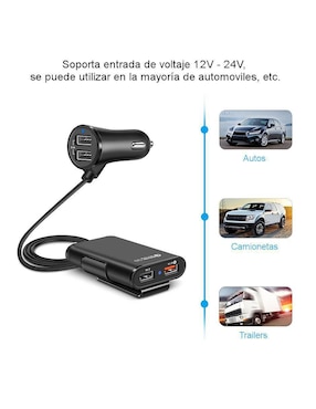 Cargador auto Hotshot USB