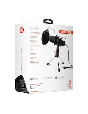 Micrófono profesional alámbrico Hypergear hypergear sound advantage