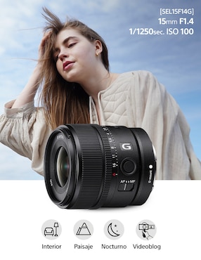 Lente Sony 15 mm f / 1.4 E-Mount