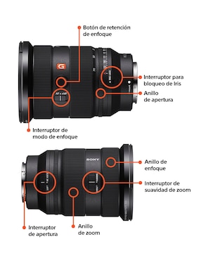 Lente Sony 24 a 70 mm f / 2.8 E-Mount