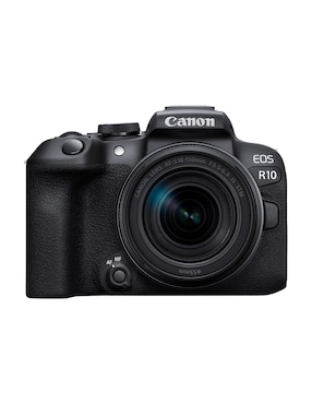 Cámara sin espejo Canon EOS R10 RF-S18-150MM con lente 18 a 140 mm f / 6.3 RF-Mount