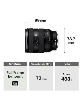 Lente Sony 20 a 70 mm f / 4 E-Mount