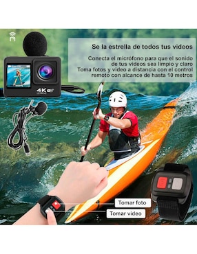 Cámara deportiva VD-V36 4K/UHD
