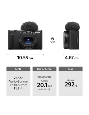 Cámara compacta básica Sony 21 megapíxeles