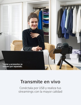 Cuerpo cámara sin espejo Sony modelo ZV-E1