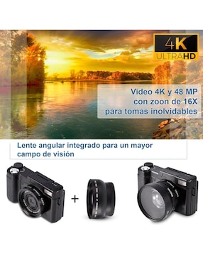 Cámara compacta básica Genérica modelo VD-P01 48 megapíxeles