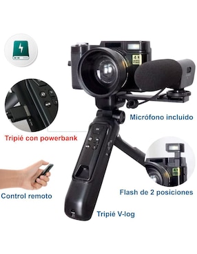 Cámara compacta básica Genérica modelo VD-P01 48 megapíxeles