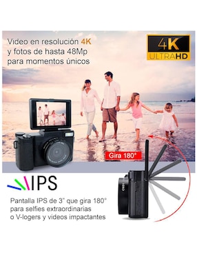 Cámara compacta básica Genérica modelo VD-RF 48 megapíxeles