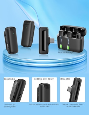 Micrófono micrófono estéreo lavalier Inalámbrico Ground Electronics