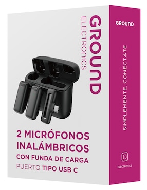 Micrófono micrófono estéreo lavalier Inalámbrico Ground Electronics