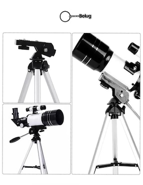 Telescopio monocular refractor