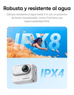 Cámara de acción Insta360 Go 3 64 GB 2.7K
