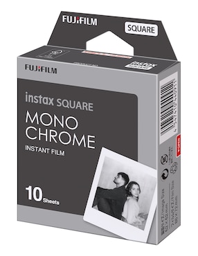 Papel fotográfico Fujifilm modelo Instax Square Monochrome