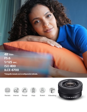 Lente Sony 75 mm f / 3.5 - 5.6 E-Mount