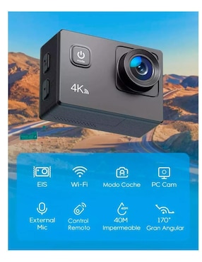 Cámara de acción Petukita Box GA100 AG100-X2 4K/UHD