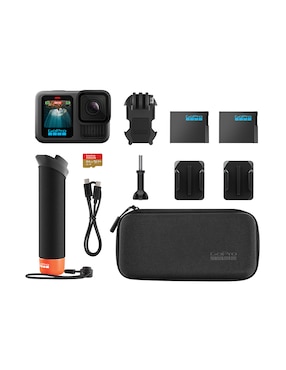 Cámara de acción Gopro HERO 13 Black kit de accesorios 5K/UHD