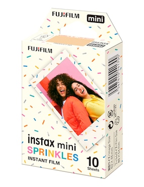 Papel fotográfico Fujifilm modelo Instax mini Sprinkles